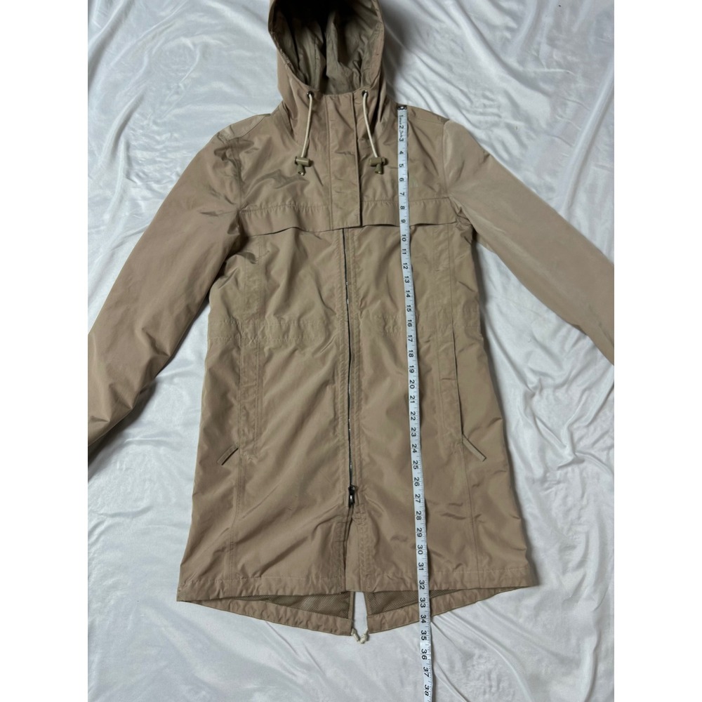 The North Face Womens Cagoule DryVent Parka Rain Jacket Tan XS NF0A2S51 - Picture 13 of 16